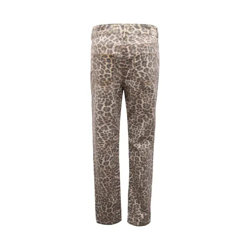 Denim Trousers with Soft Macula Pattern - Blugirl - Modalova