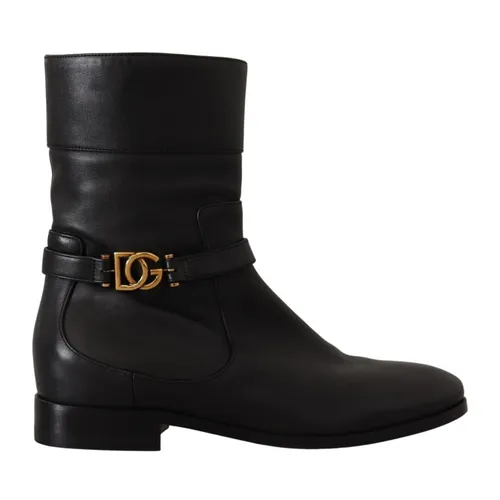 Biker Boots - Dolce & Gabbana - Modalova