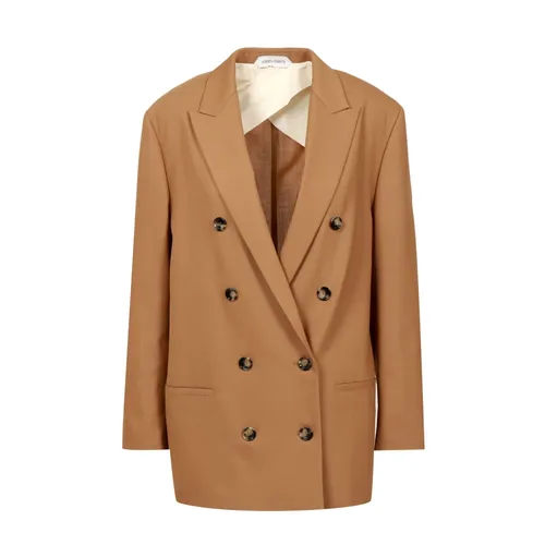 Blazer de poliéster elástico - Alberta Ferretti - Modalova