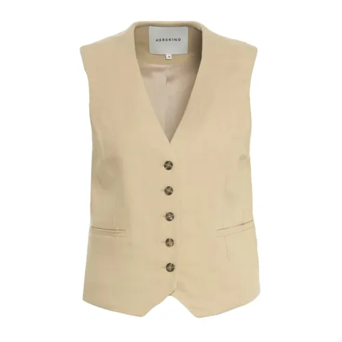 Doble Beige Chaleco - Birgitte Herskind - Modalova
