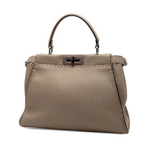 Pre-owned Leather Handbag - Fendi Vintage - Modalova