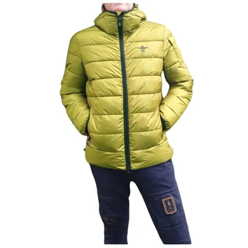 Hooded Quilted Jacket - Aeronautica Militare - Modalova