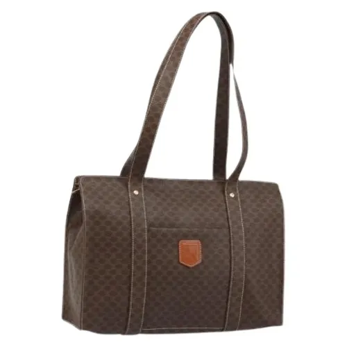 Pre-owned Macadam Canvas Tote Bag - Celine Vintage - Modalova