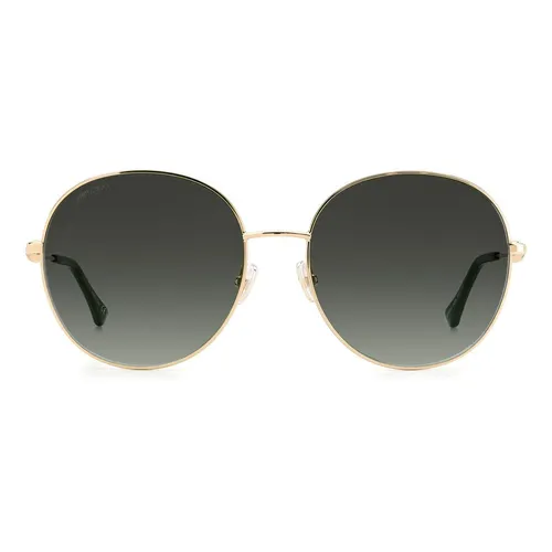 Modern Round Sunglasses with Pearls - Jimmy Choo - Modalova