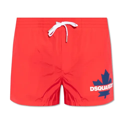 Swimming Shorts with Logo - Dsquared2 - Modalova