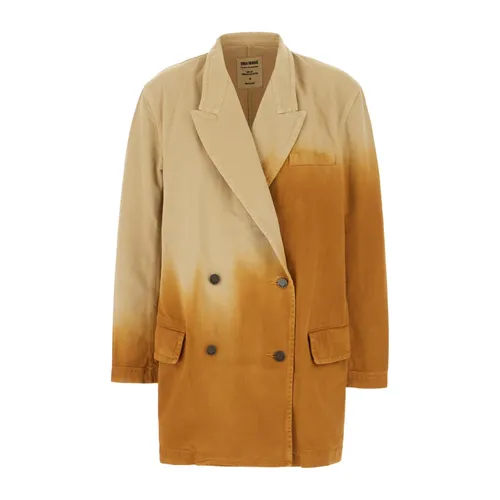 Uw6030 Uw224 Double-Breasted Coat - UMA Wang - Modalova