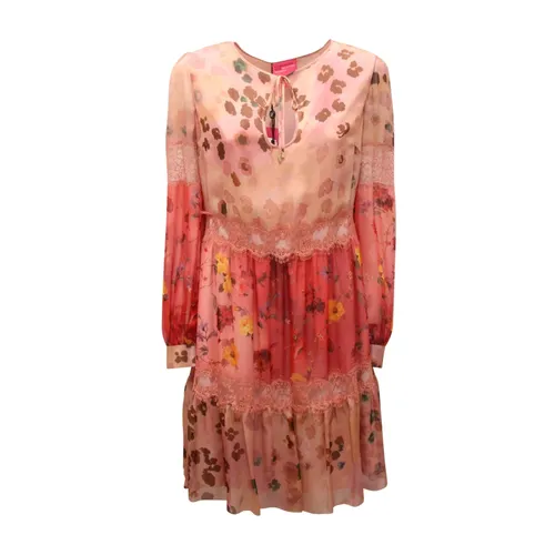 Silk Dress - Blumarine - Modalova