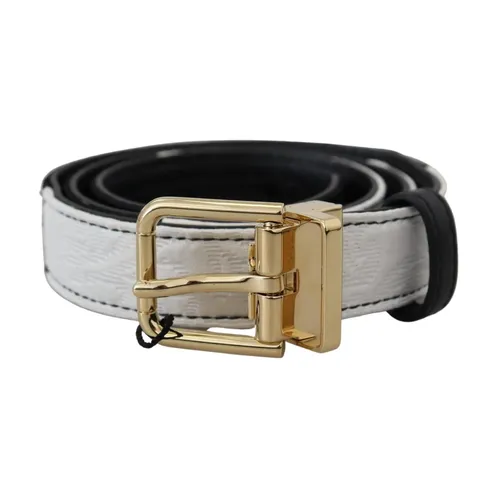 Reversible Leather Belt - Dolce & Gabbana - Modalova