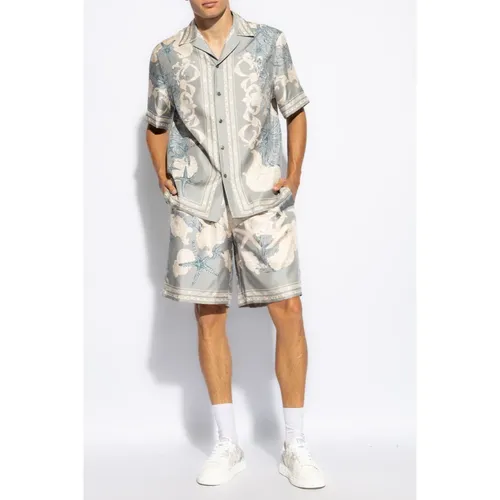 Silk shorts - Versace - Modalova