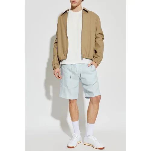 Linen Shorts - Paul & Shark - Modalova
