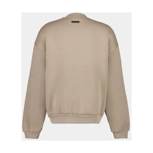 Beige Crewneck Sweatshirt with Eternal Logo - Fear Of God - Modalova