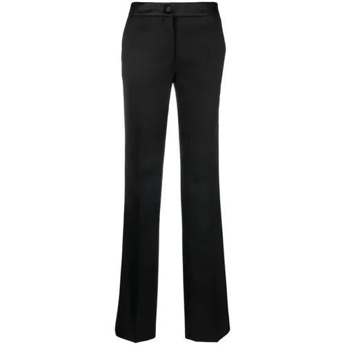 Black Wool Trousers - Maison Margiela - Modalova