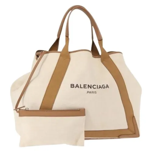 Pre-owned Canvas Tote Bag - Balenciaga Vintage - Modalova