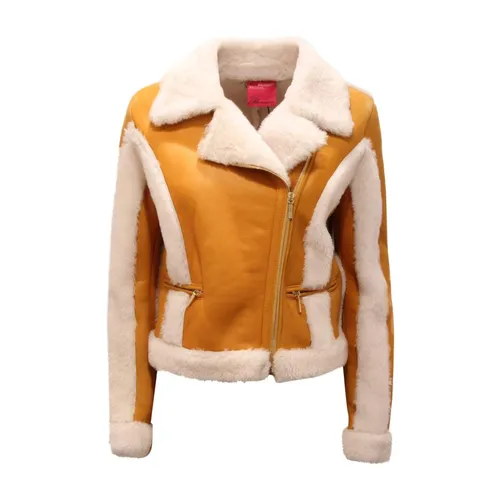 Shearling Jacket - Blumarine - Modalova