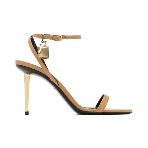 Padlock 85mm Leather Sandals - Tom Ford - Modalova