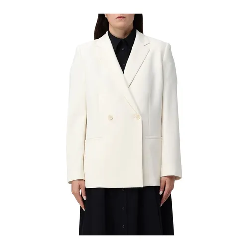 Double-Breasted Blazer Jacket with Notched Lapel - Theory - Modalova