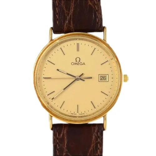 Pre-owned Round Case Au750 Quartz - Omega Vintage - Modalova