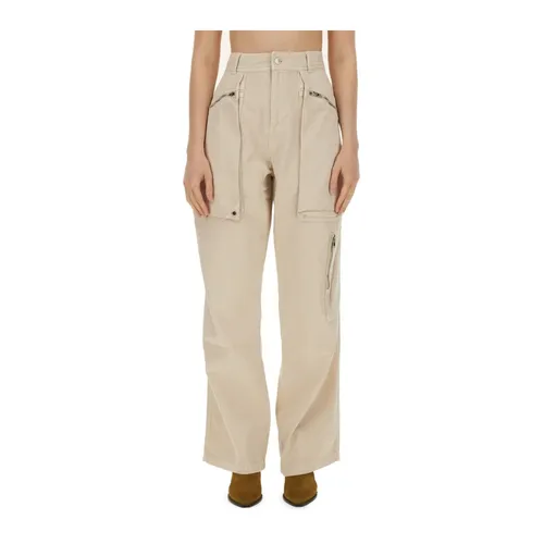 Cargo Pants with Zipper Detail - Isabel Marant - Modalova