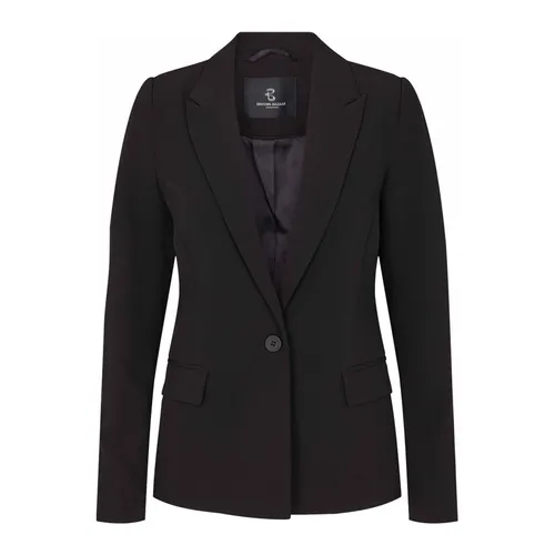 Black Blazer with Flap Pockets - Bruuns Bazaar - Modalova