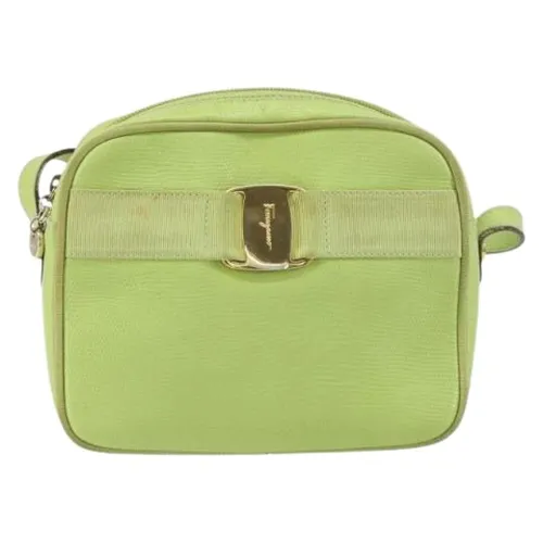 Pre-owned Leather Shoulder Bag - Salvatore Ferragamo Pre-owned - Modalova