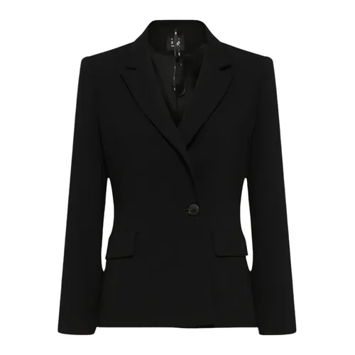 Double-Breasted Black Blazer - Marella - Modalova