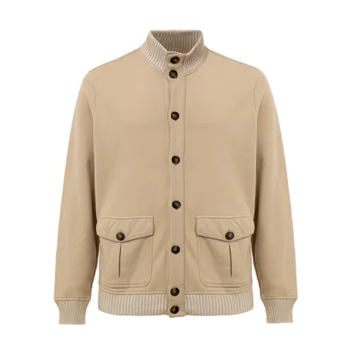 Beige Button-Up Sweater - Gran Sasso - Modalova