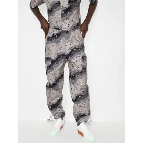 Camouflage Cargo Trousers Drawstring Cuffs - Billionaire - Modalova