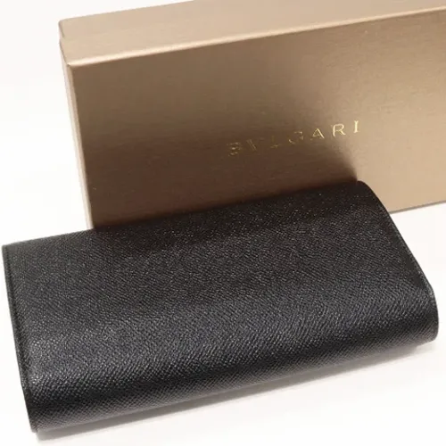 Pre-owned Leather wallets - Bvlgari Vintage - Modalova