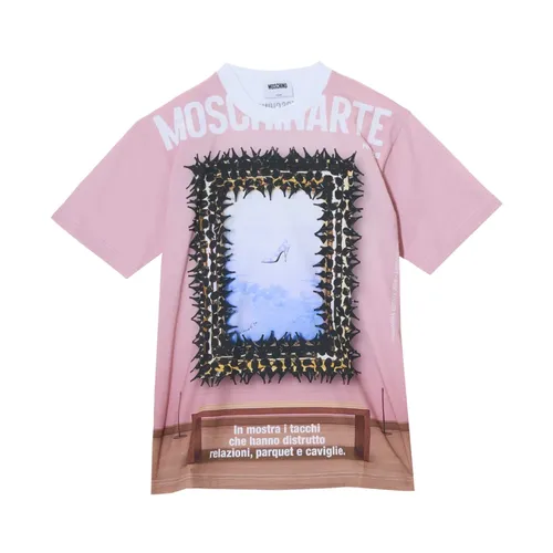 T-Shirt Tacchi - Moschino - Modalova