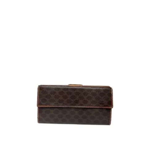 Pre-owned Leather Wallet - Celine Vintage - Modalova