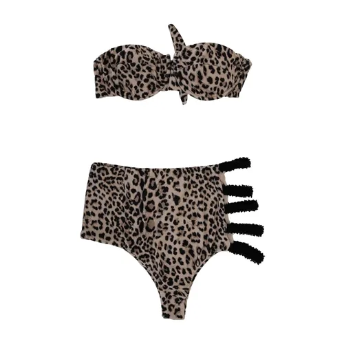 Animal Print Bikini Set - Me-Fui - Modalova