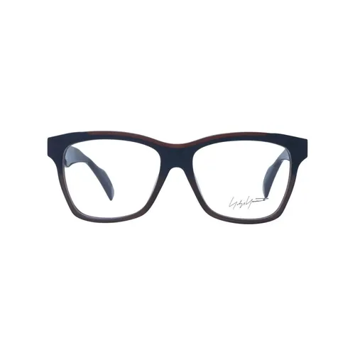 Blue Square Optical Frames with Branded Case - Yohji Yamamoto - Modalova