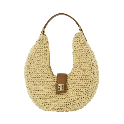 Monogram Shoulder Bag - Beige Canvas - Anine Bing - Modalova