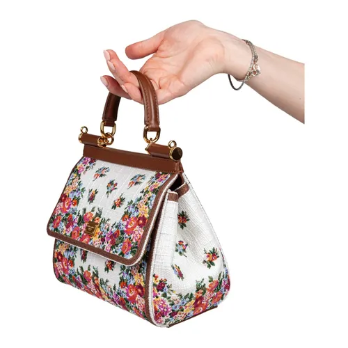 Sicily Medium Embroidered Handbag - Dolce & Gabbana - Modalova
