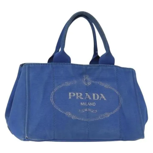 Pre-owned Canvas Handbag - Prada Vintage - Modalova