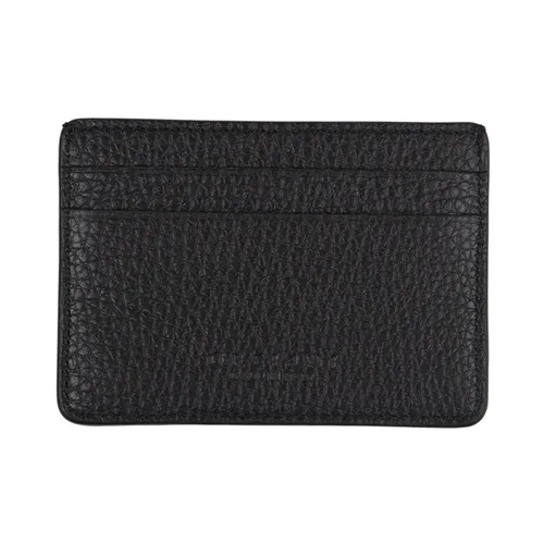 Black Leather Card Holder - Orciani - Modalova