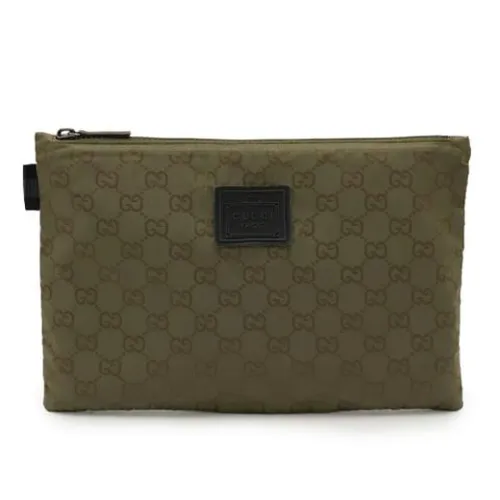 Pre-owned Nylon Clutch - Gucci Vintage - Modalova