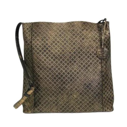 Pre-owned Leather Shoulder Bag - Bottega Veneta Vintage - Modalova
