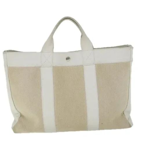 Pre-owned Canvas handbags - Hermès Vintage - Modalova