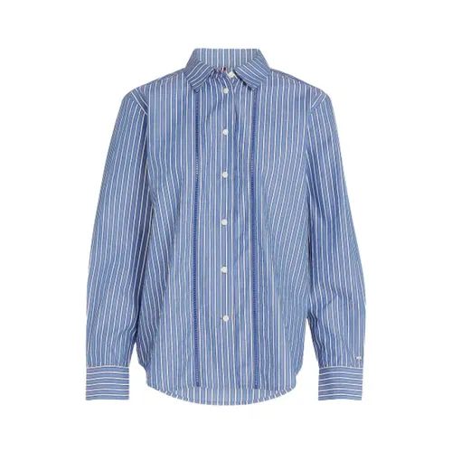 Striped Poplin Shirt - Tommy Hilfiger - Modalova