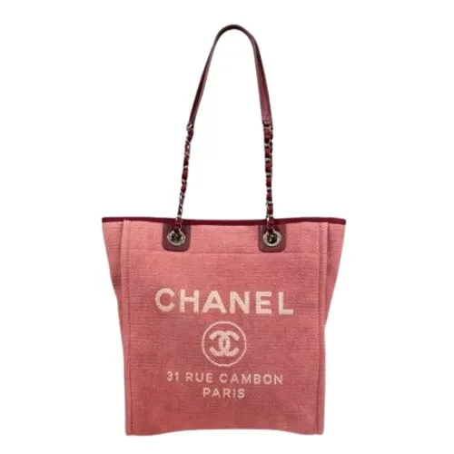Pre-owned Canvas Tote Bag - Chanel Vintage - Modalova