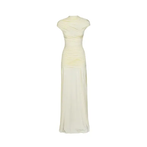 Maxi Vestido Jersey Drapeado - Self Portrait - Modalova