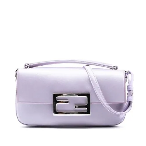 Pre-owned Leather Shoulder Bag - Fendi Vintage - Modalova