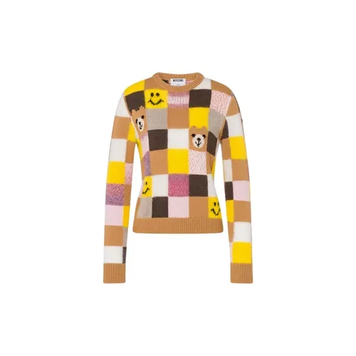 Wool and Cashmere Blend Pullover - Moschino - Modalova