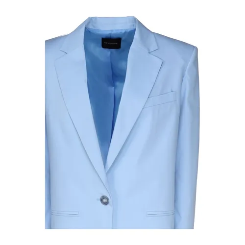 Blue Classic Lapel Jacket - Andamane - Modalova
