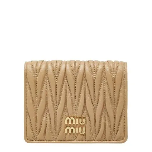 Pre-owned Leather Wallet - Miu Miu Pre-owned - Modalova