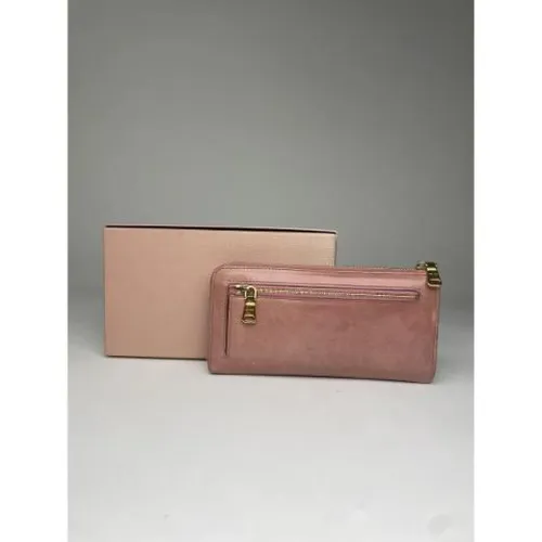 Pre-owned Leather Wallet - Miu Miu Pre-owned - Modalova