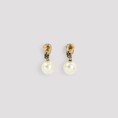 Pave Skull Earrings - Alexander McQueen - Modalova
