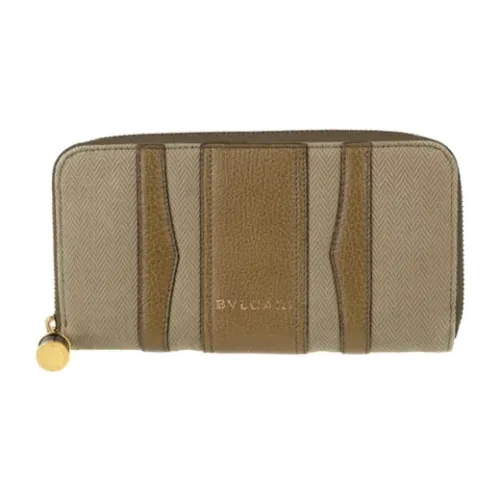 Pre-owned Leather wallets - Bvlgari Vintage - Modalova