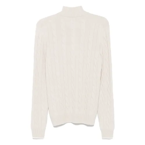 Luxury Wool Cashmere Knitwear - Barba - Modalova